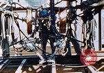 Image of Workers union melt Gantry on double bottom floors of Liberty ship California United States USA, 1942, second 25 stock footage video 65675025801