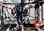 Image of Workers union melt Gantry on double bottom floors of Liberty ship California United States USA, 1942, second 26 stock footage video 65675025801