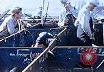 Image of Welders install piping in double bottom of Liberty ship in World War 2 California United States USA, 1942, second 14 stock footage video 65675025802