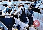 Image of Welders install piping in double bottom of Liberty ship in World War 2 California United States USA, 1942, second 36 stock footage video 65675025802