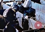 Image of Welders install piping in double bottom of Liberty ship in World War 2 California United States USA, 1942, second 51 stock footage video 65675025802