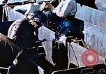 Image of Welders install piping in double bottom of Liberty ship in World War 2 California United States USA, 1942, second 53 stock footage video 65675025802