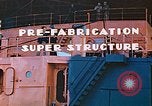 Image of Shipyard workers prefabricating Liberty Ship superstructure California United States USA, 1942, second 5 stock footage video 65675025803