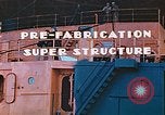 Image of Shipyard workers prefabricating Liberty Ship superstructure California United States USA, 1942, second 10 stock footage video 65675025803
