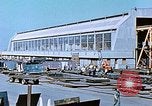 Image of Shipyard workers prefabricating Liberty Ship superstructure California United States USA, 1942, second 12 stock footage video 65675025803