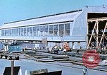 Image of Shipyard workers prefabricating Liberty Ship superstructure California United States USA, 1942, second 14 stock footage video 65675025803