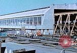 Image of Shipyard workers prefabricating Liberty Ship superstructure California United States USA, 1942, second 16 stock footage video 65675025803
