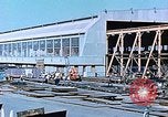 Image of Shipyard workers prefabricating Liberty Ship superstructure California United States USA, 1942, second 17 stock footage video 65675025803