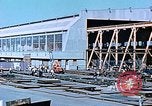 Image of Shipyard workers prefabricating Liberty Ship superstructure California United States USA, 1942, second 18 stock footage video 65675025803