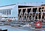 Image of Shipyard workers prefabricating Liberty Ship superstructure California United States USA, 1942, second 20 stock footage video 65675025803