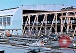 Image of Shipyard workers prefabricating Liberty Ship superstructure California United States USA, 1942, second 21 stock footage video 65675025803