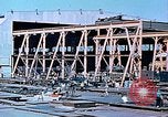 Image of Shipyard workers prefabricating Liberty Ship superstructure California United States USA, 1942, second 24 stock footage video 65675025803