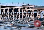 Image of Shipyard workers prefabricating Liberty Ship superstructure California United States USA, 1942, second 25 stock footage video 65675025803
