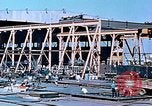Image of Shipyard workers prefabricating Liberty Ship superstructure California United States USA, 1942, second 27 stock footage video 65675025803
