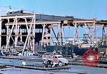 Image of Shipyard workers prefabricating Liberty Ship superstructure California United States USA, 1942, second 32 stock footage video 65675025803