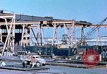 Image of Shipyard workers prefabricating Liberty Ship superstructure California United States USA, 1942, second 35 stock footage video 65675025803