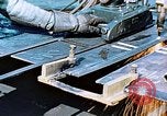 Image of Double torch cutting deck plates for Liberty ship under construction California United States USA, 1942, second 15 stock footage video 65675025804