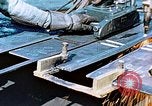 Image of Double torch cutting deck plates for Liberty ship under construction California United States USA, 1942, second 17 stock footage video 65675025804