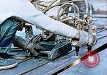 Image of Double torch cutting deck plates for Liberty ship under construction California United States USA, 1942, second 34 stock footage video 65675025804