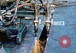 Image of Double torch cutting deck plates for Liberty ship under construction California United States USA, 1942, second 36 stock footage video 65675025804