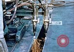 Image of Double torch cutting deck plates for Liberty ship under construction California United States USA, 1942, second 38 stock footage video 65675025804