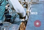 Image of Double torch cutting deck plates for Liberty ship under construction California United States USA, 1942, second 47 stock footage video 65675025804