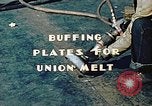 Image of Liberty ship deck plates are prepared for union melt at shipyard California United States USA, 1942, second 4 stock footage video 65675025805