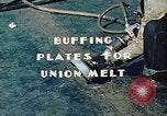 Image of Liberty ship deck plates are prepared for union melt at shipyard California United States USA, 1942, second 6 stock footage video 65675025805