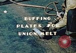 Image of Liberty ship deck plates are prepared for union melt at shipyard California United States USA, 1942, second 7 stock footage video 65675025805