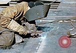 Image of Liberty ship deck plates are prepared for union melt at shipyard California United States USA, 1942, second 21 stock footage video 65675025805