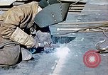 Image of Liberty ship deck plates are prepared for union melt at shipyard California United States USA, 1942, second 25 stock footage video 65675025805