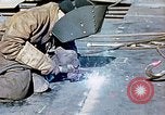 Image of Liberty ship deck plates are prepared for union melt at shipyard California United States USA, 1942, second 26 stock footage video 65675025805