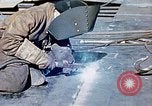 Image of Liberty ship deck plates are prepared for union melt at shipyard California United States USA, 1942, second 27 stock footage video 65675025805