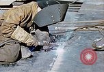 Image of Liberty ship deck plates are prepared for union melt at shipyard California United States USA, 1942, second 28 stock footage video 65675025805