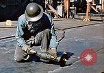 Image of Liberty ship deck plates are prepared for union melt at shipyard California United States USA, 1942, second 32 stock footage video 65675025805