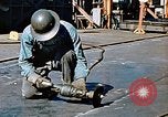 Image of Liberty ship deck plates are prepared for union melt at shipyard California United States USA, 1942, second 35 stock footage video 65675025805