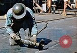 Image of Liberty ship deck plates are prepared for union melt at shipyard California United States USA, 1942, second 39 stock footage video 65675025805