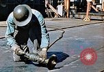 Image of Liberty ship deck plates are prepared for union melt at shipyard California United States USA, 1942, second 41 stock footage video 65675025805