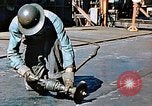 Image of Liberty ship deck plates are prepared for union melt at shipyard California United States USA, 1942, second 45 stock footage video 65675025805