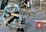 Image of Liberty ship deck plates are prepared for union melt at shipyard California United States USA, 1942, second 47 stock footage video 65675025805