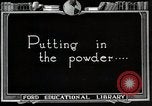 Image of process to get coal chunks in mine United States USA, 1922, second 36 stock footage video 65675025808