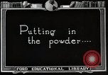 Image of process to get coal chunks in mine United States USA, 1922, second 38 stock footage video 65675025808