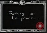Image of process to get coal chunks in mine United States USA, 1922, second 39 stock footage video 65675025808