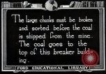 Image of coal mining separation from other rock United States USA, 1922, second 1 stock footage video 65675025810