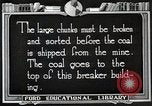 Image of coal mining separation from other rock United States USA, 1922, second 3 stock footage video 65675025810
