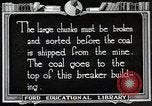 Image of coal mining separation from other rock United States USA, 1922, second 6 stock footage video 65675025810