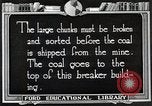 Image of coal mining separation from other rock United States USA, 1922, second 8 stock footage video 65675025810