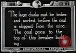 Image of coal mining separation from other rock United States USA, 1922, second 9 stock footage video 65675025810
