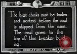 Image of coal mining separation from other rock United States USA, 1922, second 10 stock footage video 65675025810