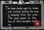 Image of coal mining separation from other rock United States USA, 1922, second 11 stock footage video 65675025810